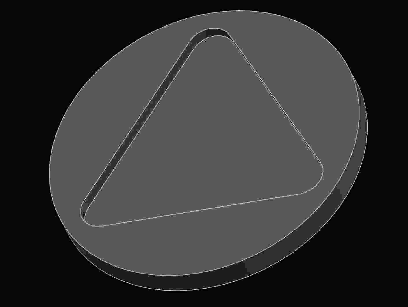 Cad model of the foot peg