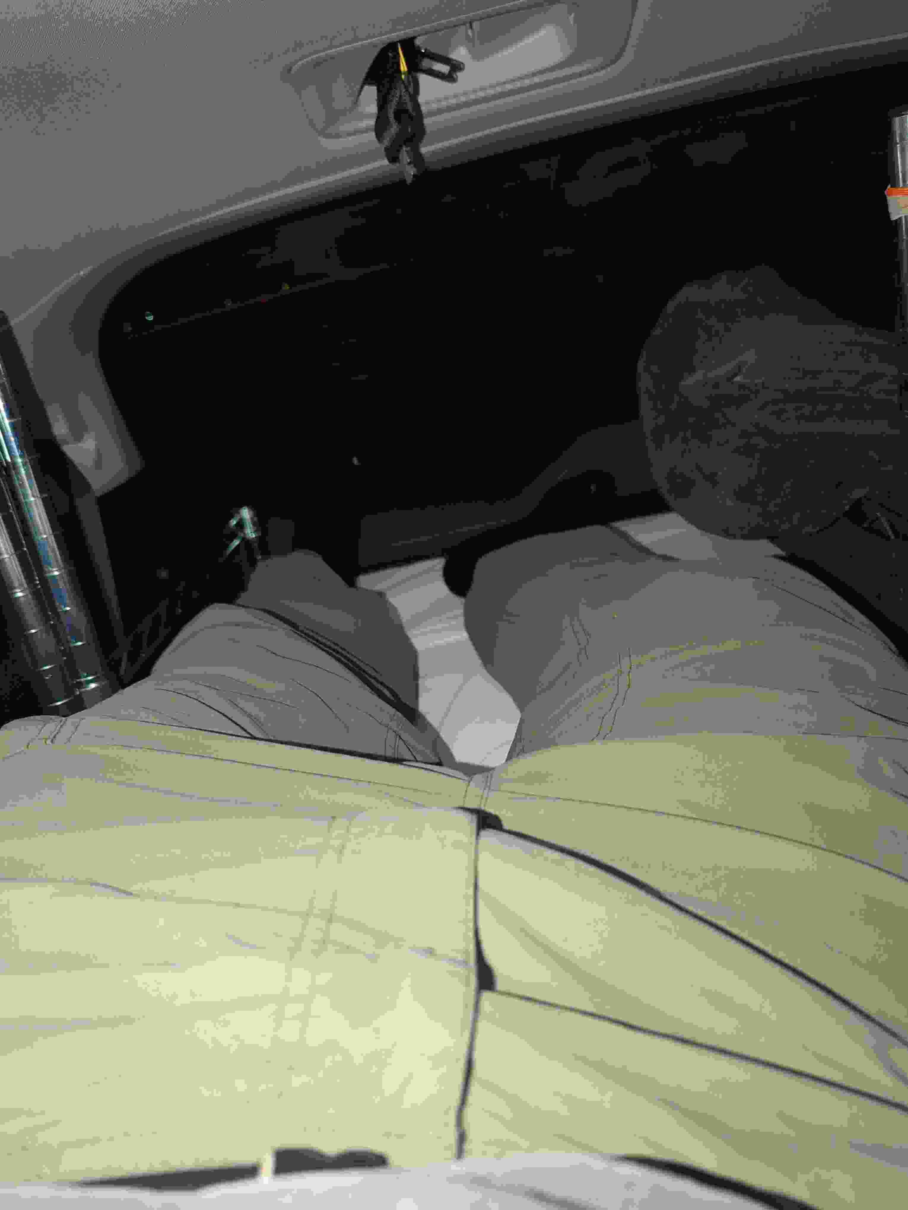 Sleeping in car