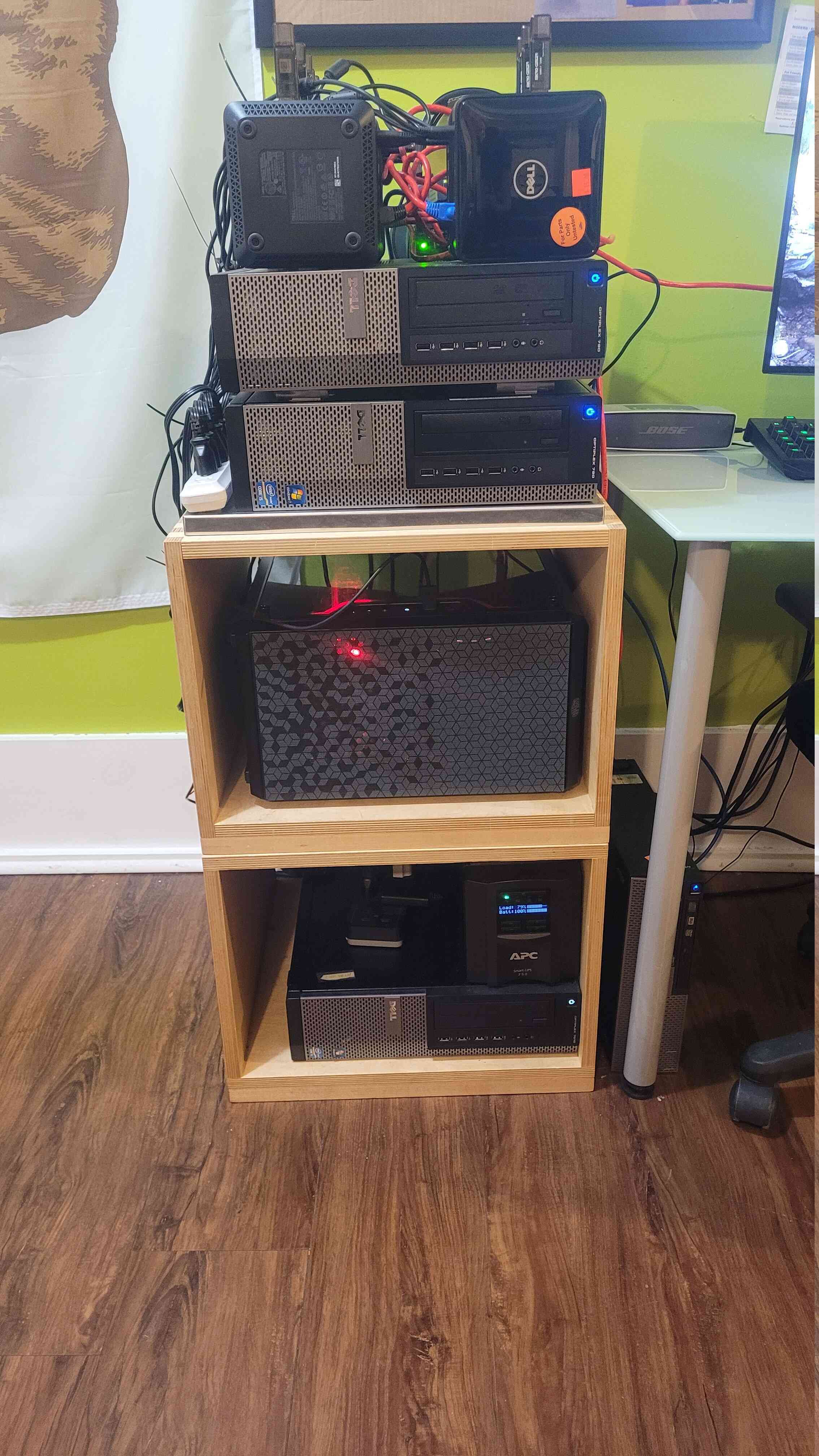 Cluster Setup Front View